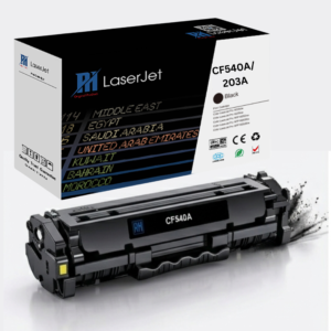 PH 203A Compatible Black Toner Cartridge with Chip High Yield Laser Printer Toner Replacement for CF540A Color LaserJet Pro