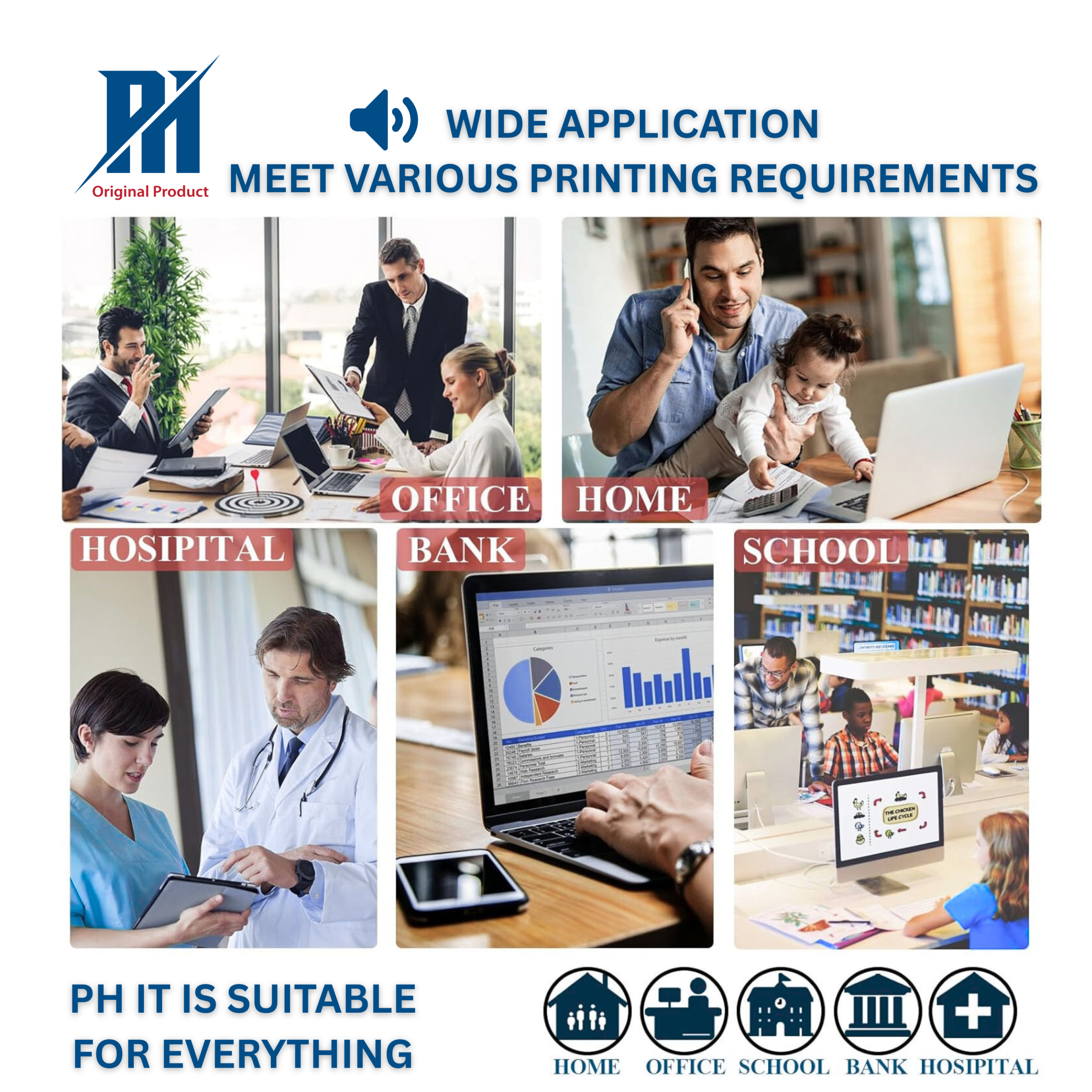 PH 137A Compatible Black Toner Cartridge With Chip Replacement for W1370A– High Yield Laser Printer Toner - Image 8